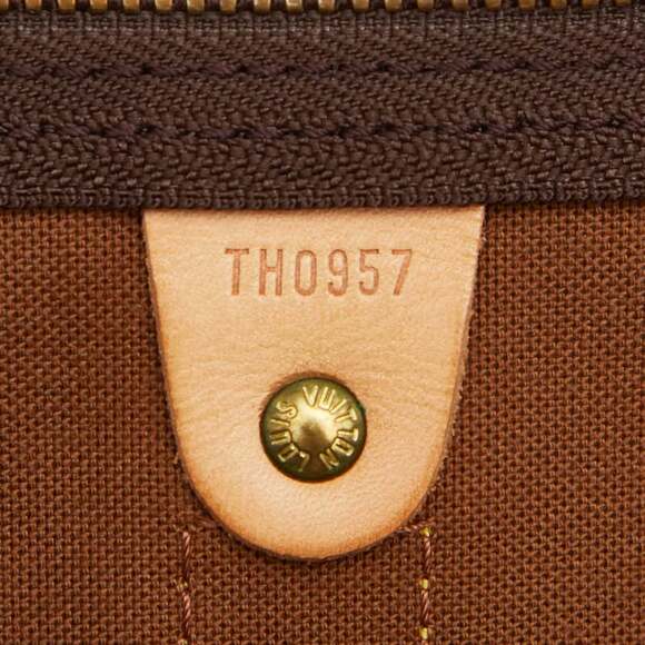 LOUIS VUITTON Authentic Brown Monogram Leather Shoulder Bag